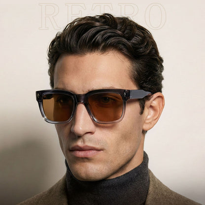 Lunettes de Soleil Homme Techsuit 31246, Polarisées, Protection UV, Marron Bleu