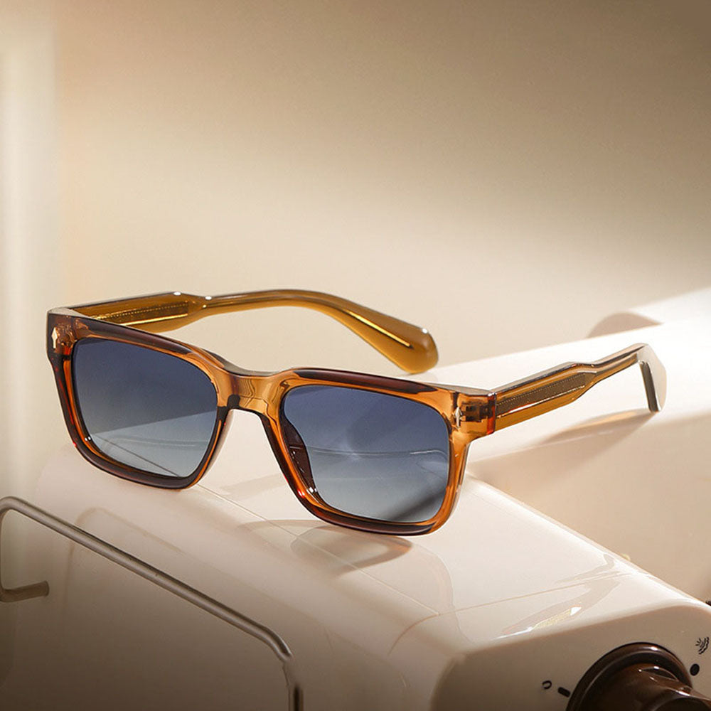 Lunettes de Soleil Homme Techsuit 31246, Polarisées, Protection UV, Marron Bleu