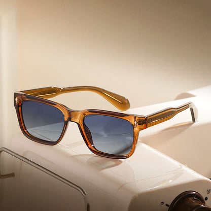 Lunettes de Soleil Homme Techsuit 31246, Polarisées, Protection UV, Marron Bleu