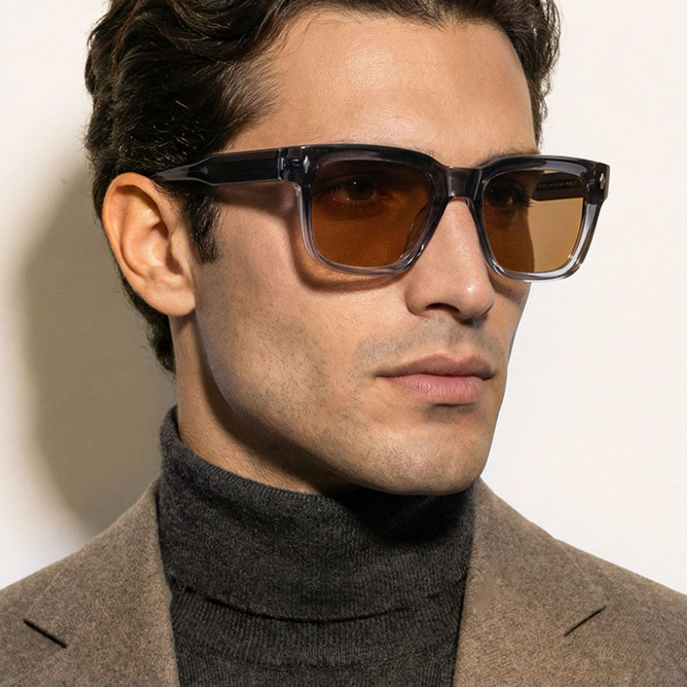 Lunettes de Soleil Homme Techsuit 31246, Polarisées, Protection UV, Marron Bleu