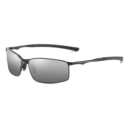 Lunettes de Soleil Homme Techsuit 559, Polarisées, Protection UV, Gris Noir