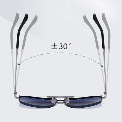 Lunettes de Soleil Homme Techsuit 8538, Polarisées, Protection UV, Gris Marron