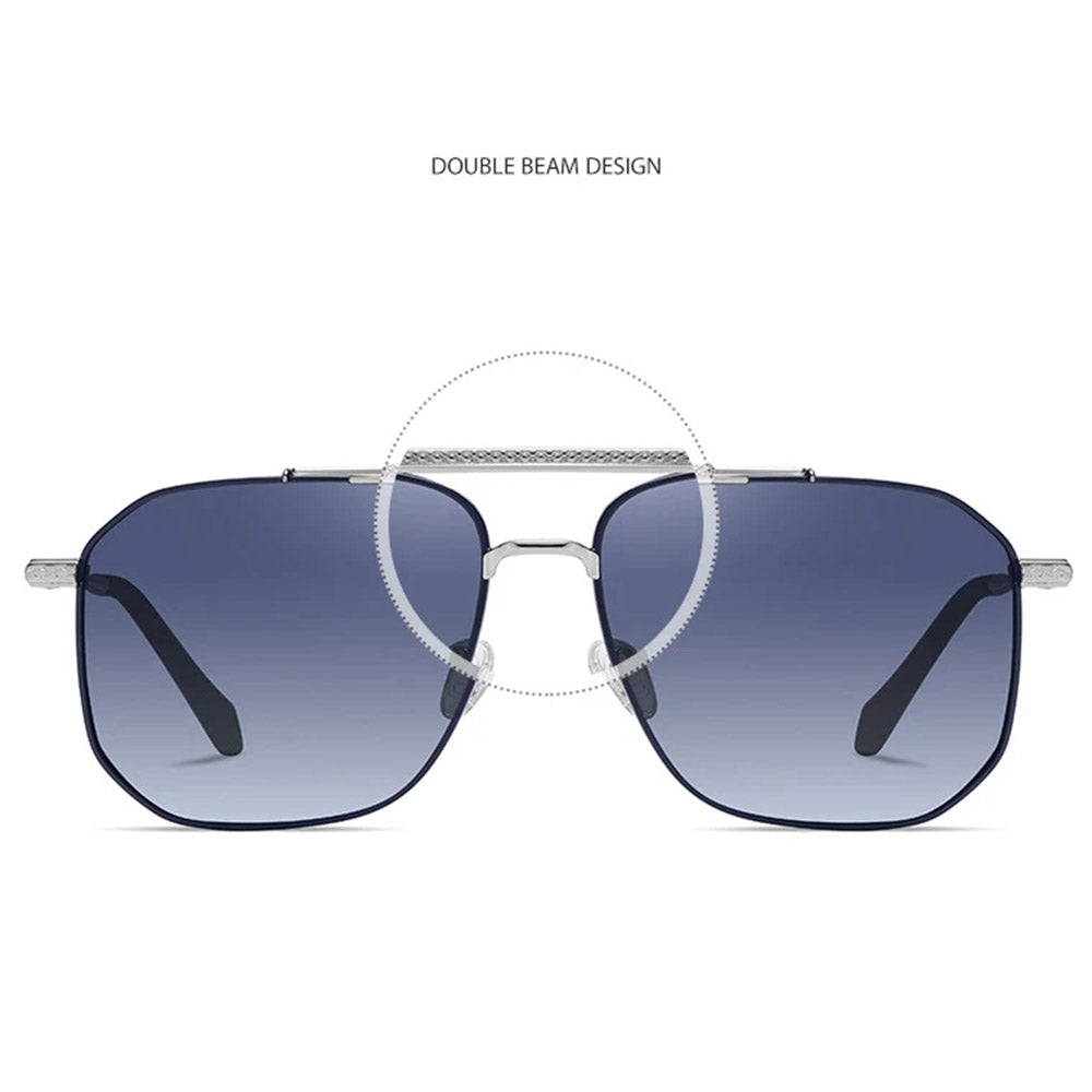 Lunettes de Soleil Homme Techsuit 8538, Polarisées, Protection UV, Gris Marron