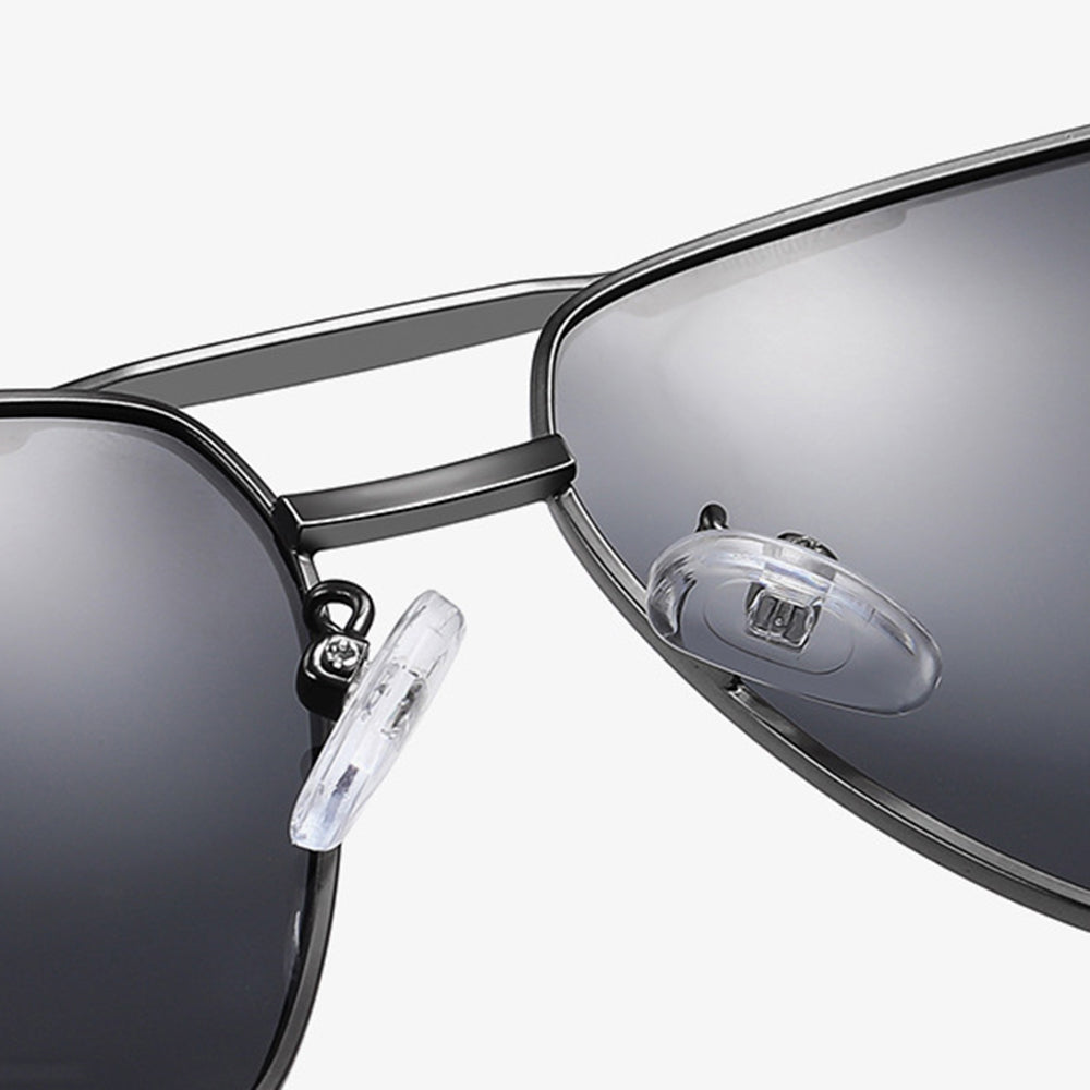 Lunettes de Soleil Homme Techsuit LM001, Polarisées, Protection UV, Gris