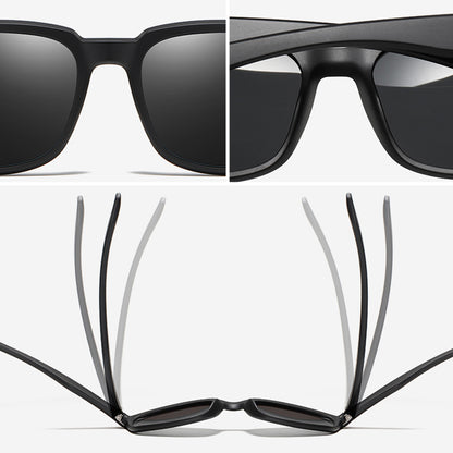 Lunettes de Soleil Homme Techsuit MM108, Polarisées, Protection UV, Gris