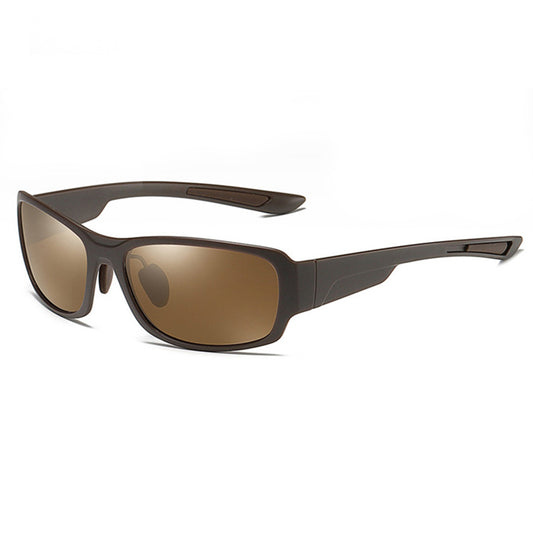 Lunettes de Soleil Homme Techsuit MM108, Polarisées, Protection UV, Marron