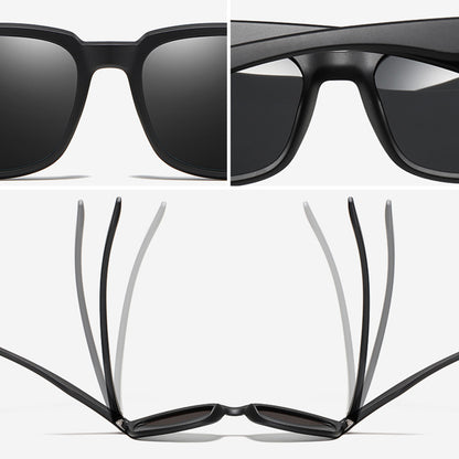 Lunettes de Soleil Homme Techsuit MM99, Polarisées, Protection UV, Marron