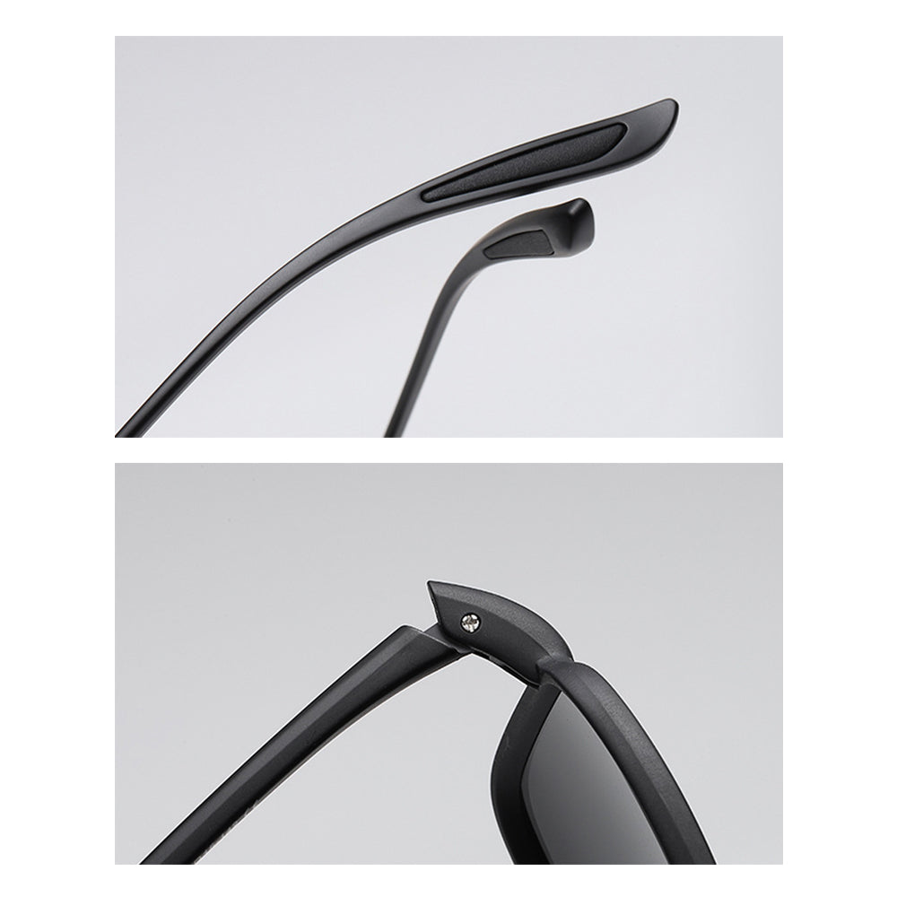 Lunettes de Soleil Homme Techsuit MM99, Polarisées, Protection UV, Marron