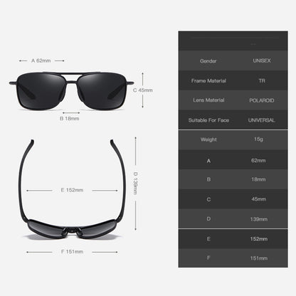 Lunettes de Soleil Homme Techsuit MM99, Polarisées, Protection UV, Marron