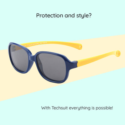 Lunettes de Soleil Bébé Techsuit 8192-C3, Polarisées, Rose Vertes