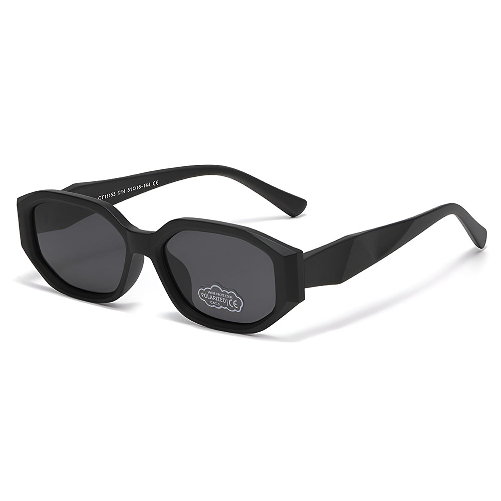 Lunettes de Soleil Enfants Techsuit 11153, Polarisées, Protection UV, Noires