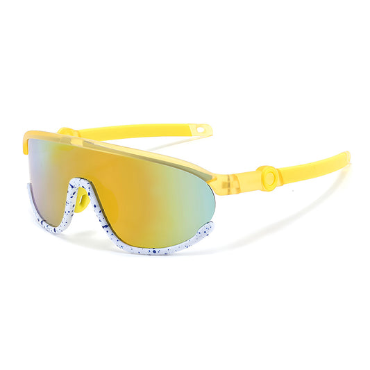 Lunettes de Soleil Enfants Techsuit 2025, Polarisées, Protection UV, Jaunes