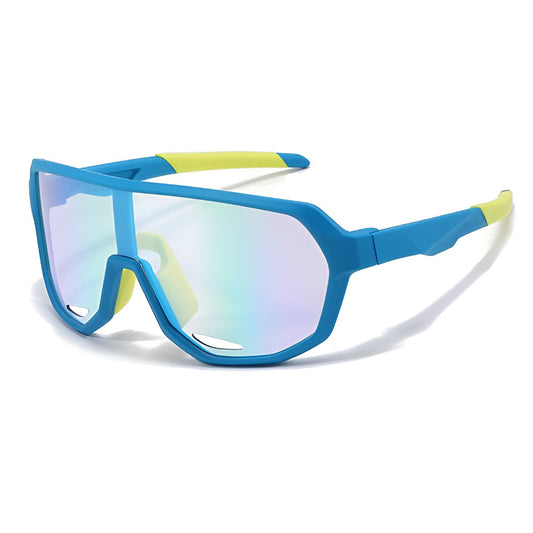 Lunettes de Soleil Enfants Techsuit 22312, Polarisées, Protection UV, Bleu Jaune