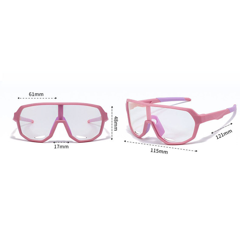 Lunettes de Soleil Enfants Techsuit 22312, Polarisées, Protection UV, Noir Rouge