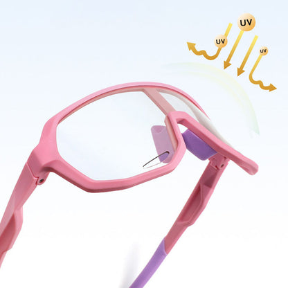 Lunettes de Soleil Enfants Techsuit 22312, Polarisées, Protection UV, Rose