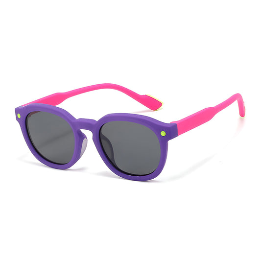 Lunettes de Soleil Enfants Techsuit 616, Polarisées, Protection UV, Violet Rose