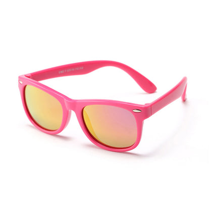 Lunettes de Soleil Enfants Techsuit D802, Polarisées, Protection UV, Rose