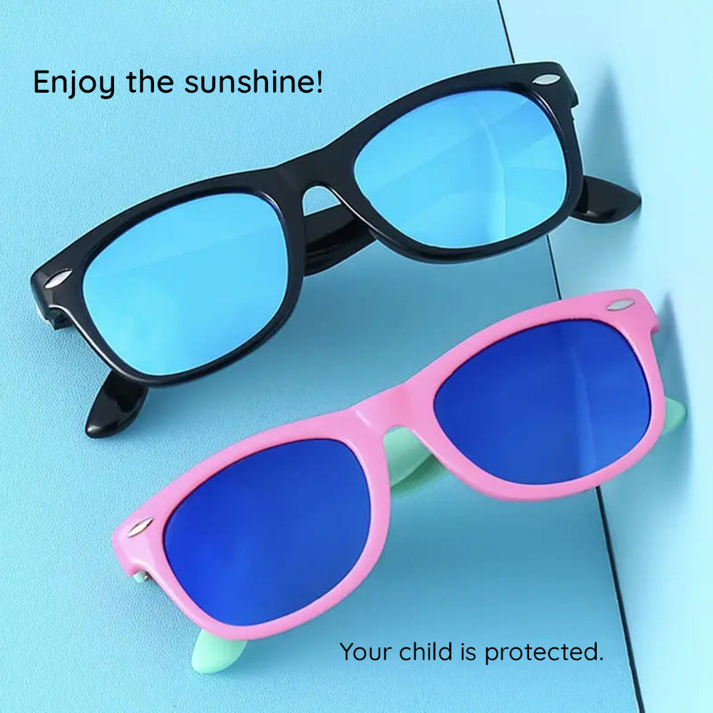 Lunettes de Soleil Enfants Techsuit D802, Polarisées, Protection UV, Rose
