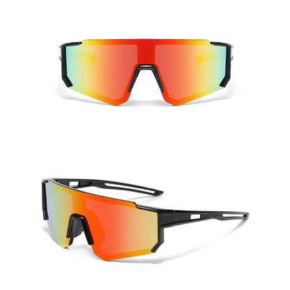 Lunettes de Soleil Enfants Techsuit R601, Polarisées, Protection UV, Noires Orange Jaunes