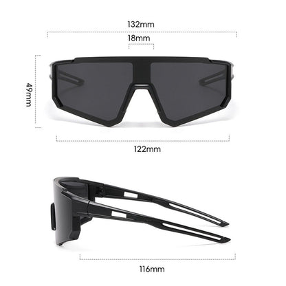Lunettes de Soleil Enfants Techsuit R601, Polarisées, Protection UV, Noires Orange Jaunes