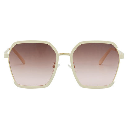 Lunettes de Soleil Femme Techsuit 191, Polarisées, Protection UV, Crème Marron