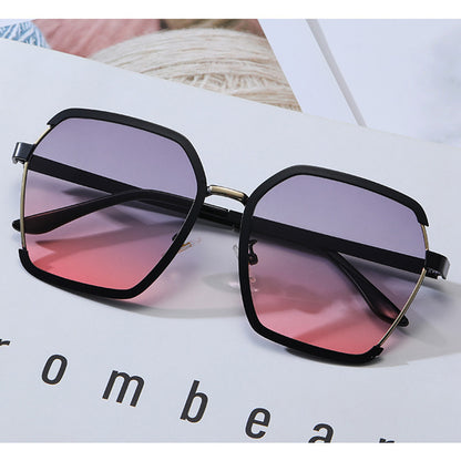 Lunettes de Soleil Femme Techsuit 191, Polarisées, Protection UV, Noir Gris Rose