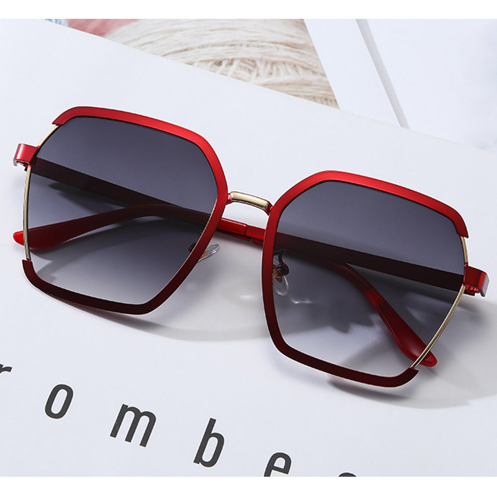 Lunettes de Soleil Femme Techsuit 191, Polarisées, Protection UV, Rouges