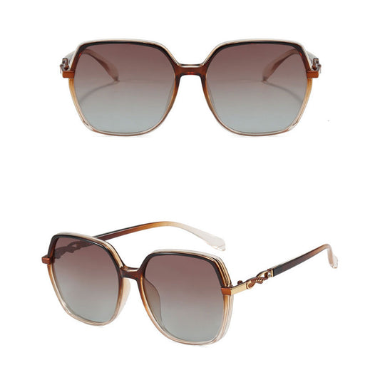 Lunettes de Soleil Femme Techsuit 5223, Polarisées, Protection UV, Marron