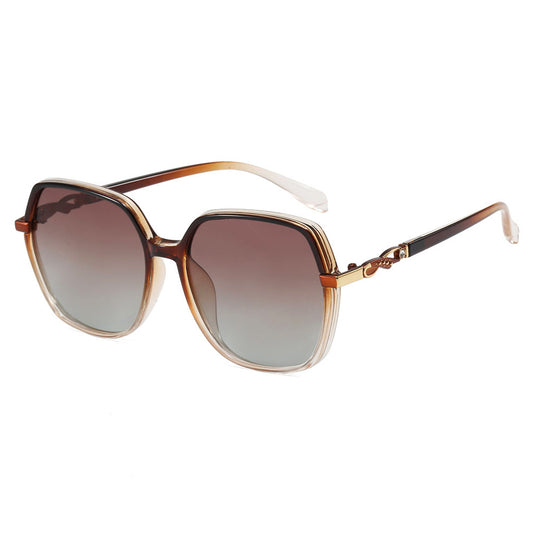 Lunettes de Soleil Femme Techsuit 5223, Polarisées, Protection UV, Marron