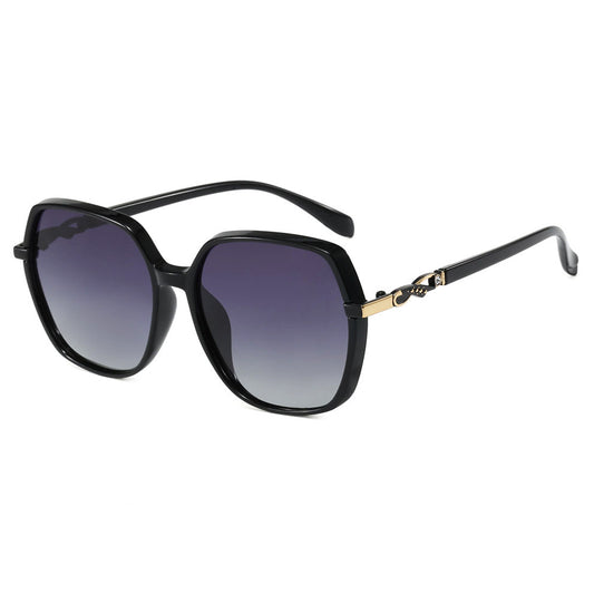 Lunettes de Soleil Femme Techsuit 5223, Polarisées, Protection UV, Noires