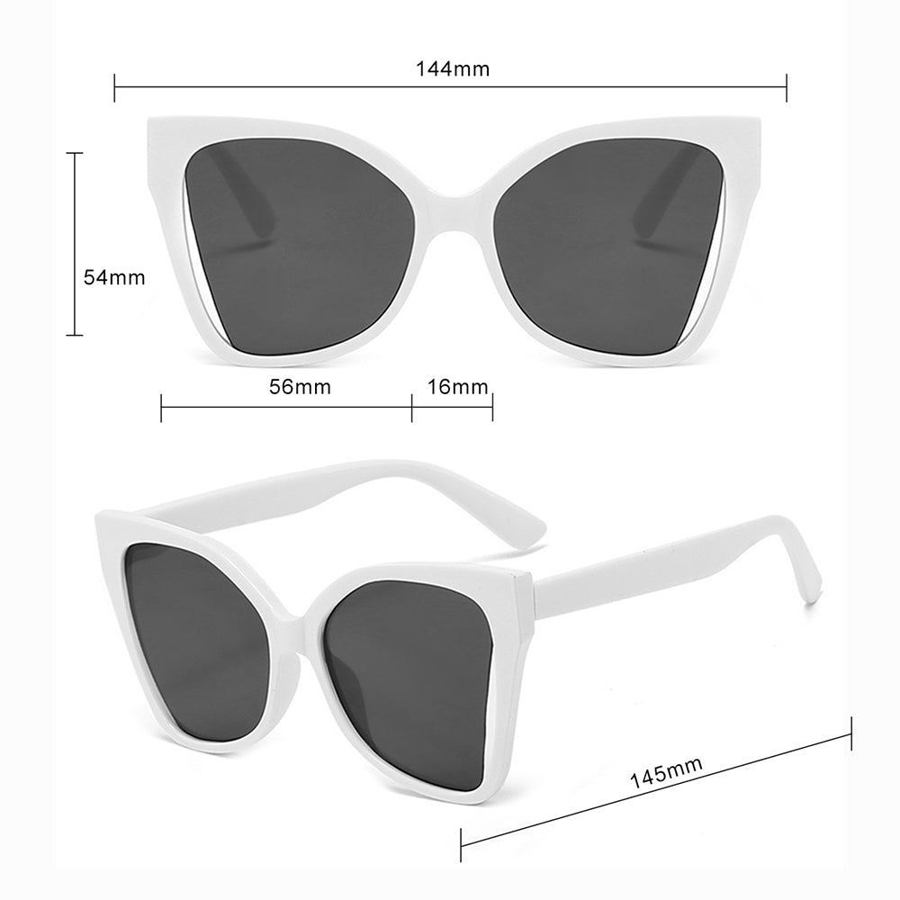 Techsuit 5335 Women's Sunglasses, White Gray