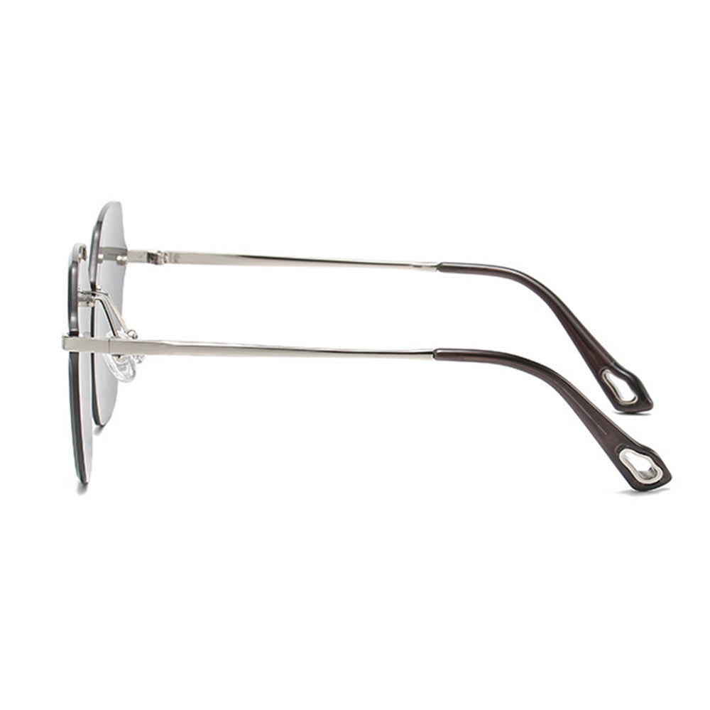 Lunettes de Soleil Femme Techsuit 8195, Argent Gris