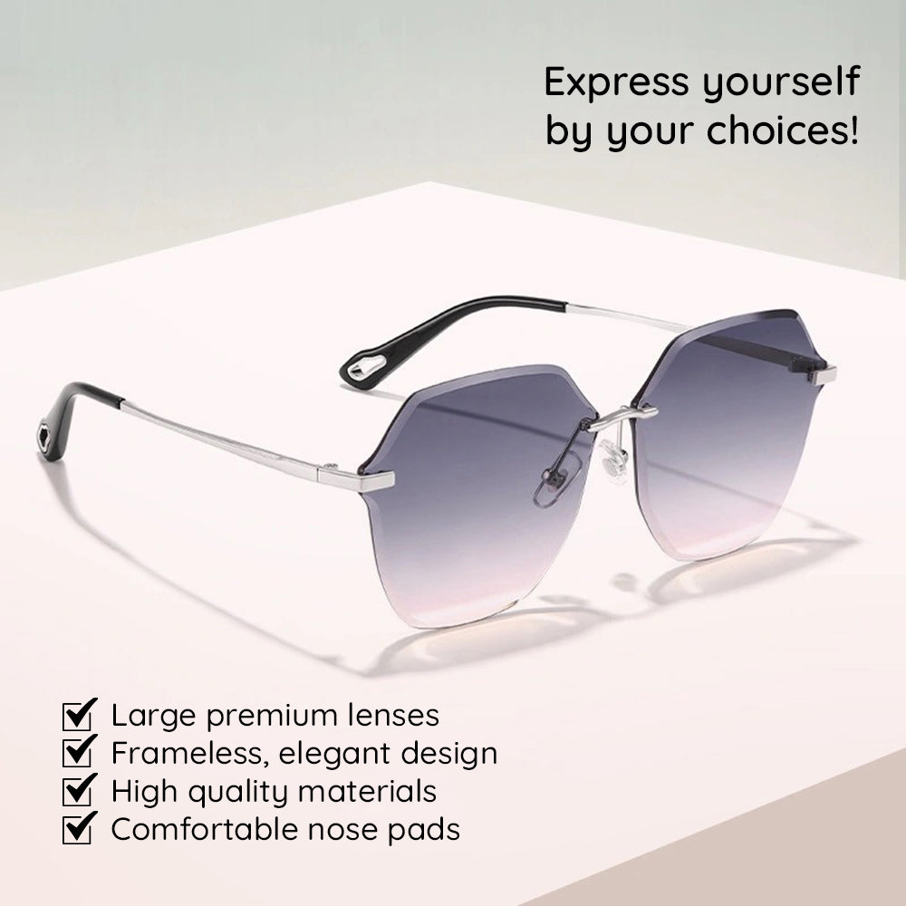 Lunettes de Soleil Femme Techsuit 8195, Argent Gris