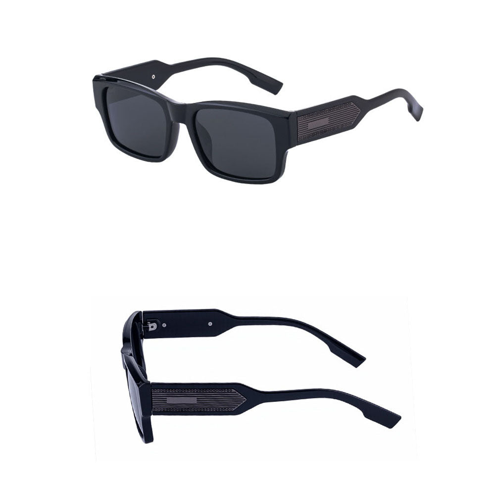 Lunettes de Soleil Femme Techsuit 8485, Polarisées, Protection UV, Noires