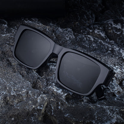 Lunettes de Soleil Femme Techsuit 8485, Polarisées, Protection UV, Noires
