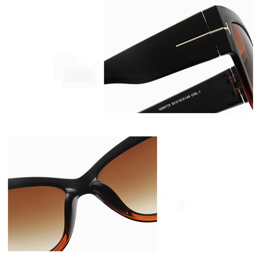 Lunettes de Soleil Femme Techsuit 9778, Noir Marron Foncé