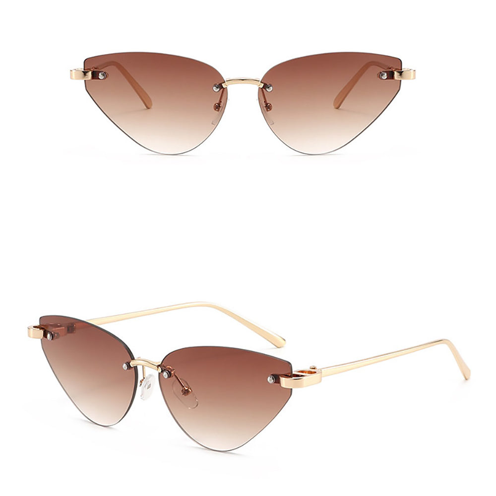 Lunettes de Soleil Femme Techsuit S099, Or Marron