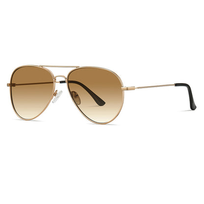 Lunettes de Soleil Unisex Techsuit 3025, Protection UV, Or Marron
