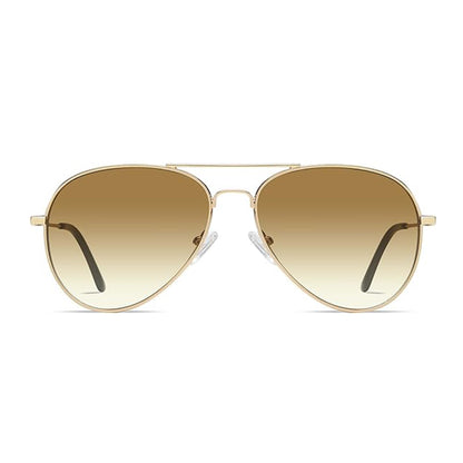 Lunettes de Soleil Unisex Techsuit 3025, Protection UV, Or Marron