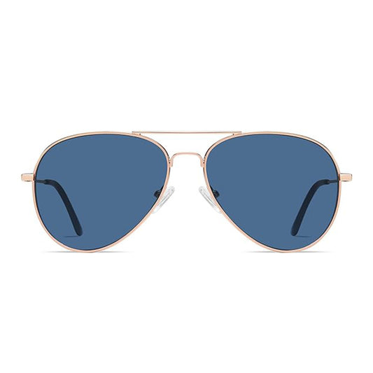 Lunettes de Soleil Unisex Techsuit 3025, Protection UV, Or Rose Bleu