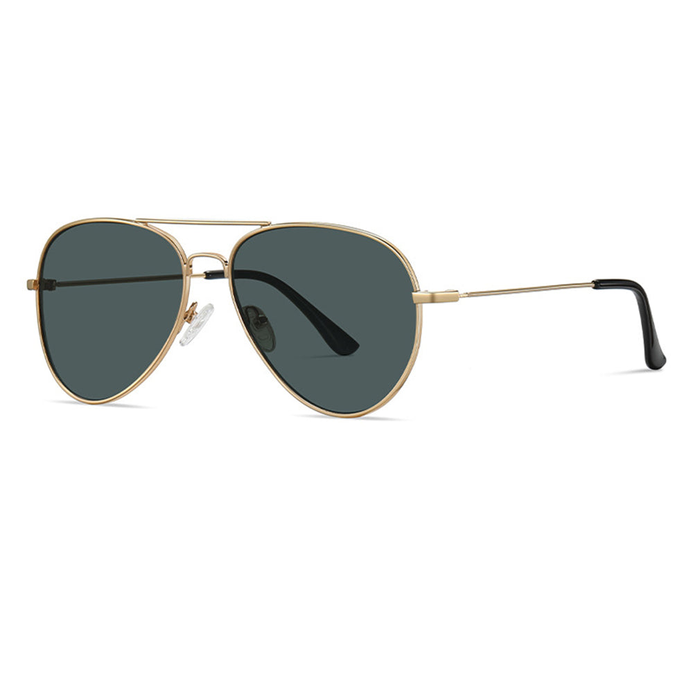 Lunettes de Soleil Unisex Techsuit 3025, Protection UV, Or Vert