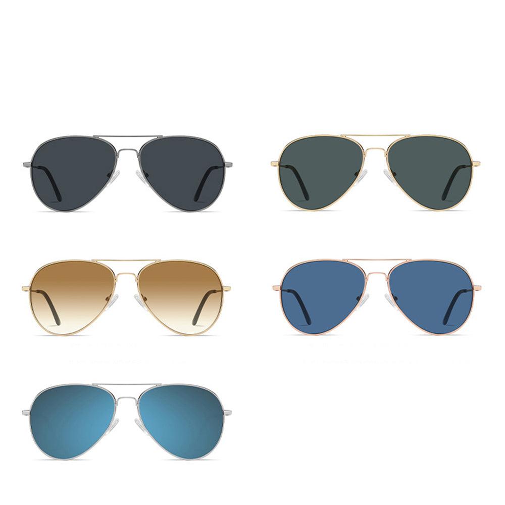 Lunettes de Soleil Unisex Techsuit 3025, Protection UV, Or Vert