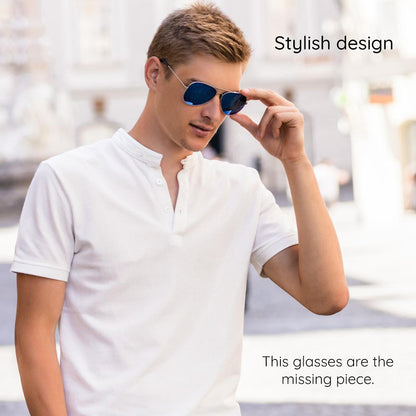 Lunettes de Soleil Unisexes Techsuit 3025, Protection UV, Gris