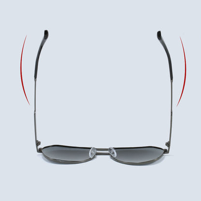 Lunettes de Soleil Unisex Techsuit 8622, Polarisées, Protection UV, Dorées