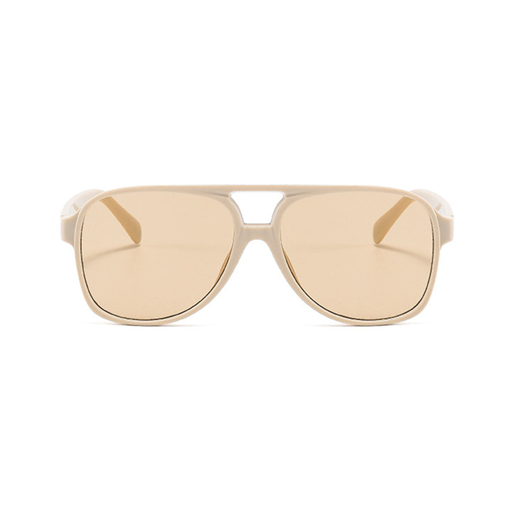 Lunettes de Soleil Unisexes Techsuit 98061, Protection UV, Beige Marron