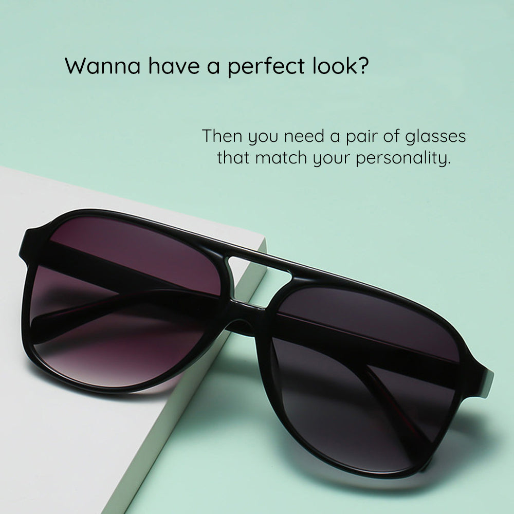 Unisex Techsuit 98061 Sunglasses, UV Protection, Black Gray