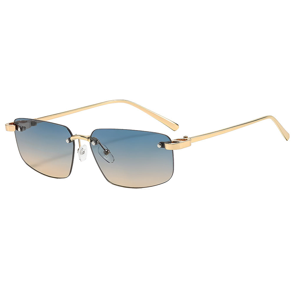Lunettes de Soleil Unisex Techsuit S098, Dorées Bleues Vertes
