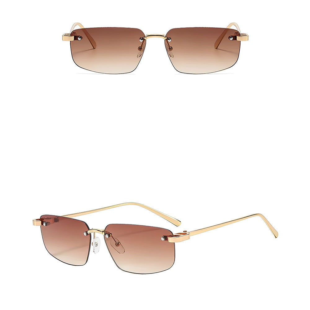 Lunettes de Soleil Unisex Techsuit S098, Doré Marron Clair