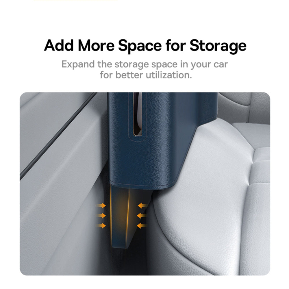 Organisateur Auto Baseus OrganizeFun pour l'espace entre la console et le siège, Bleu C20256502311-00
