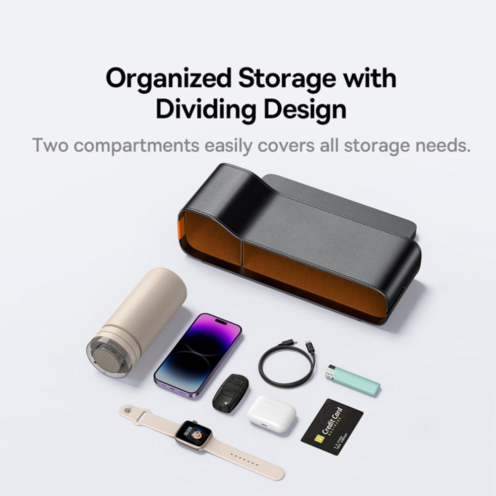 Organisateur Auto Baseus OrganizeFun pour l'espace entre la console et le siège, Noir C20256502111-00